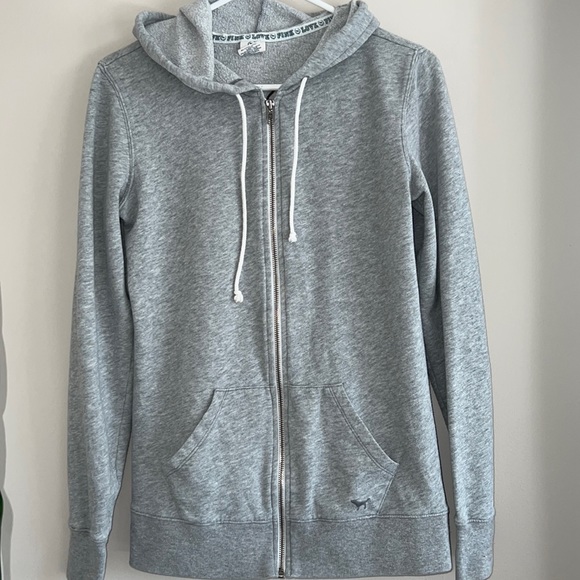 Victoria’s Secret PINK zipper up sweatshirt - Picture 2 of 3